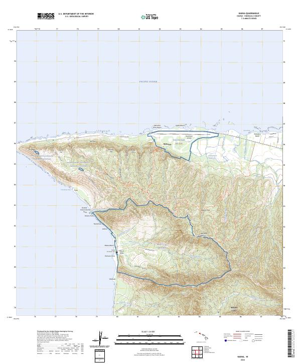 US Topo 7.5-minute map for Kaena HI