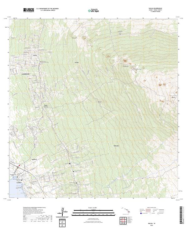 US Topo 7.5-minute map for Kailua HI