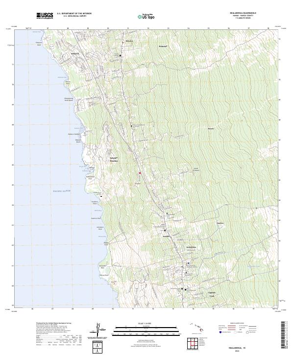 US Topo 7.5-minute map for Kealakekua HI
