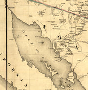 Hartley's Map of Arizona, 1865