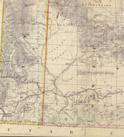 Holt's New Map of Wyoming, 1883