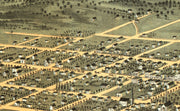 Birds Eye View of Marshalltown, 1868