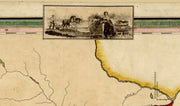 A New Map of Iowa, 1845