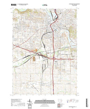 US Topo 7.5-minute map for Cedar Rapids South IA