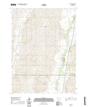 US Topo 7.5-minute map for Coburg IA