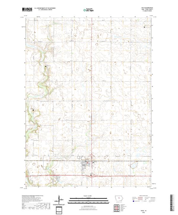 US Topo 7.5-minute map for Colo IA