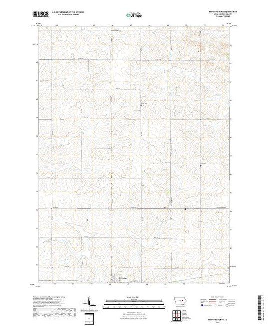 Interactive Keystone Map US Topo 7.5-minute map for Keystone North IA – American Map Store