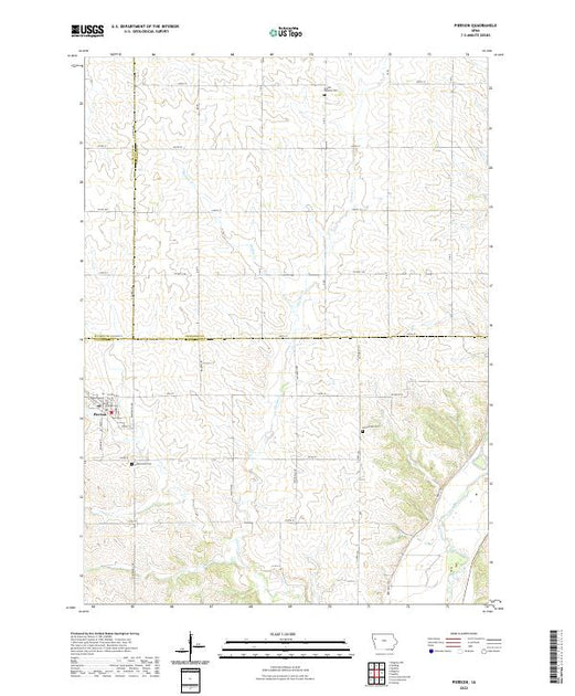 US Topo 7.5-minute map for Pierson IA – American Map Store
