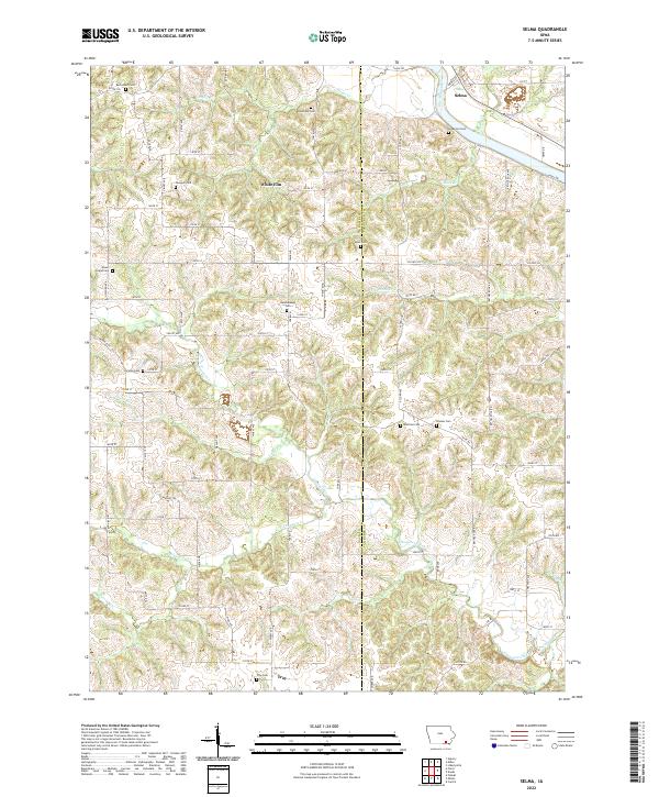 US Topo 7.5-minute map for Selma IA