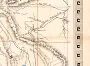 Map of the Mining Sections of Idaho and Oregon, 1864