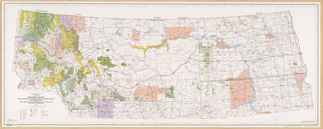 Northern Region Idaho, Montana, North Dakota, South Dakota and Washington, 1980