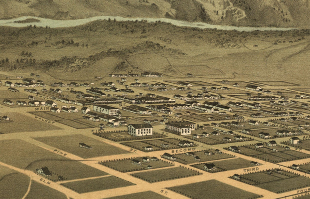 Wood River Valley with Hailey in the Foreground, 1884