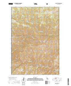 USGS US Topo 7.5-minute map for Acorn Butte ID 2020