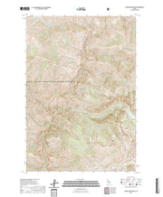 US Topo 7.5-minute map for Aggipah Mountain ID