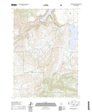 US Topo 7.5-minute map for Anderson Ranch Dam ID