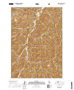 USGS US Topo 7.5-minute map for Bowery Creek ID 2020