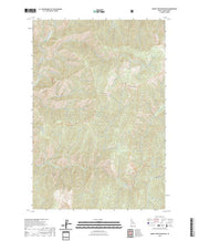 US Topo 7.5-minute map for Burnt Strip Mountain ID