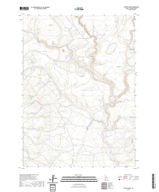 US Topo 7.5-minute map for Castro Table ID – American Map Store