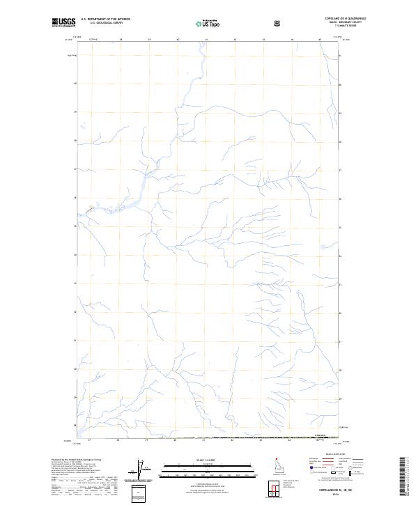 US Topo 7.5-minute map for Copeland OE N IDBC
