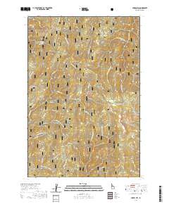 USGS US Topo 7.5-minute map for Corral Hill ID 2020