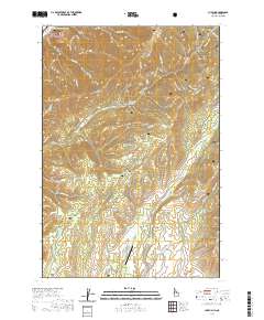 USGS US Topo 7.5-minute map for Cuprum IDOR 2020