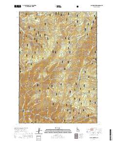 USGS US Topo 7.5-minute map for Dairy Mountain ID 2020