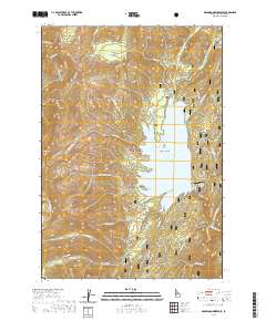 USGS US Topo 7.5-minute map for Deadwood Reservoir ID 2020