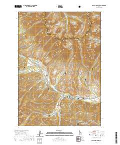 USGS US Topo 7.5-minute map for Easley Hot Springs ID 2020