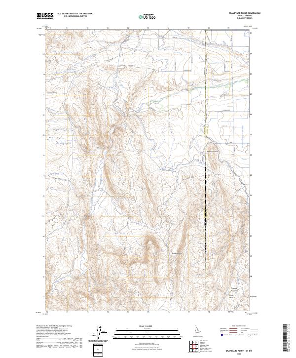 US Topo 7.5-minute map for Graveyard Point IDOR