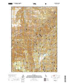 USGS US Topo 7.5-minute map for Harpster ID 2020