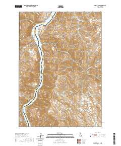 USGS US Topo 7.5-minute map for Henley Basin IDOR 2020
