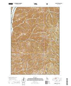 USGS US Topo 7.5-minute map for Monroe Butte IDOR 2020