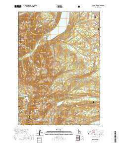 USGS US Topo 7.5-minute map for Mount Cramer ID 2020