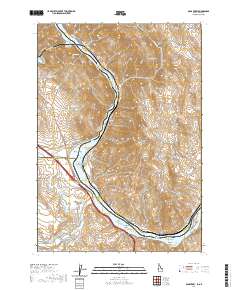 USGS US Topo 7.5-minute map for Olds Ferry IDOR 2020