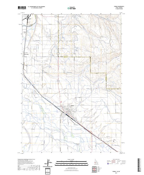 US Topo 7.5-minute map for Parma IDOR