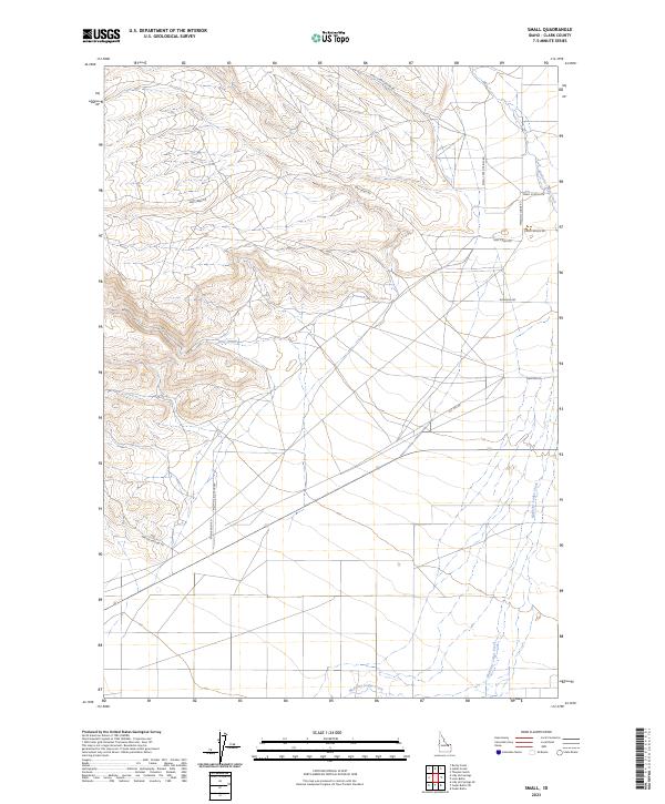 US Topo 7.5-minute map for Small ID