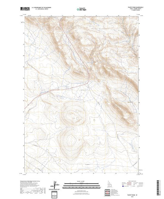 US Topo 7.5-minute map for Teapot Dome ID – American Map Store