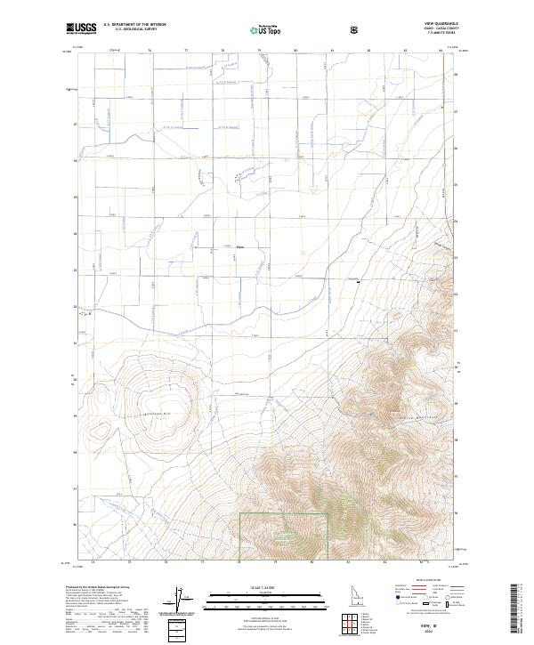 US Topo 7.5-minute map for View ID