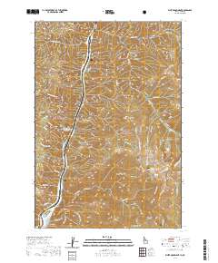 USGS US Topo 7.5-minute map for White Monument IDOR 2020