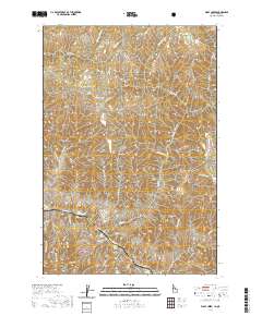 USGS US Topo 7.5-minute map for Wolf Creek IDOR 2020