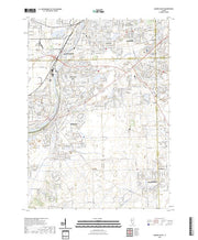 US Topo 7.5-minute map for Aurora South IL