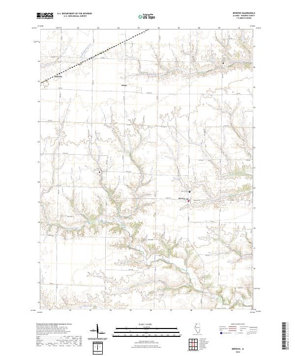 US Topo 7.5-minute map for Berwick IL
