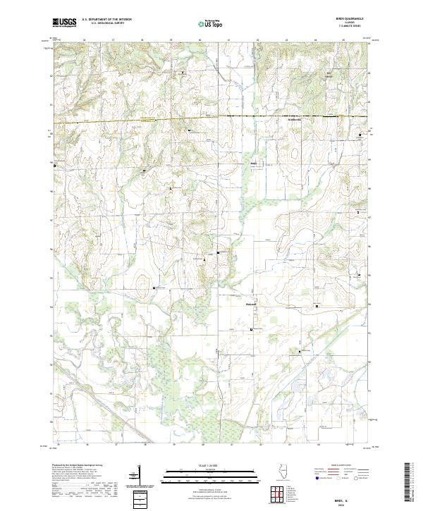 US Topo 7.5-minute map for Birds IL