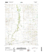 US Topo 7.5-minute map for Bone Gap IL