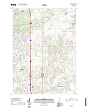 US Topo 7.5-minute map for Caledonia IL