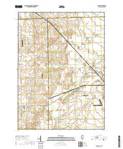 USGS US Topo 7.5-minute map for Capron ILWI 2021