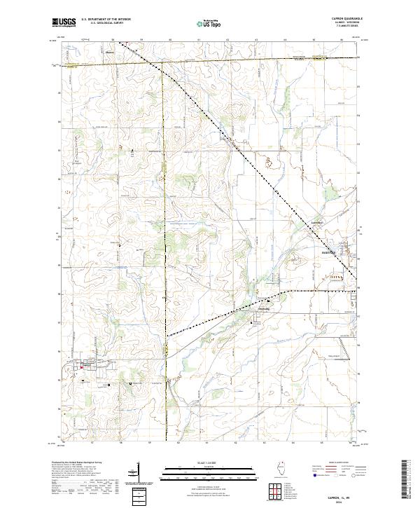 US Topo 7.5-minute map for Capron ILWI