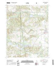 US Topo 7.5-minute map for Carrier Mills IL