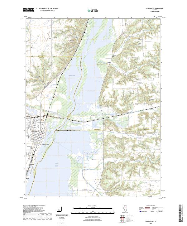 US Topo 7.5-minute map for Chillicothe IL