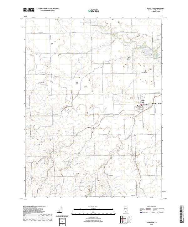 US Topo 7.5-minute map for Cissna Park IL